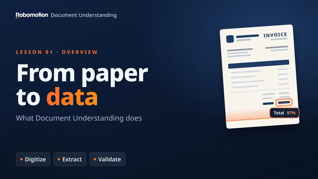 Document Understanding course