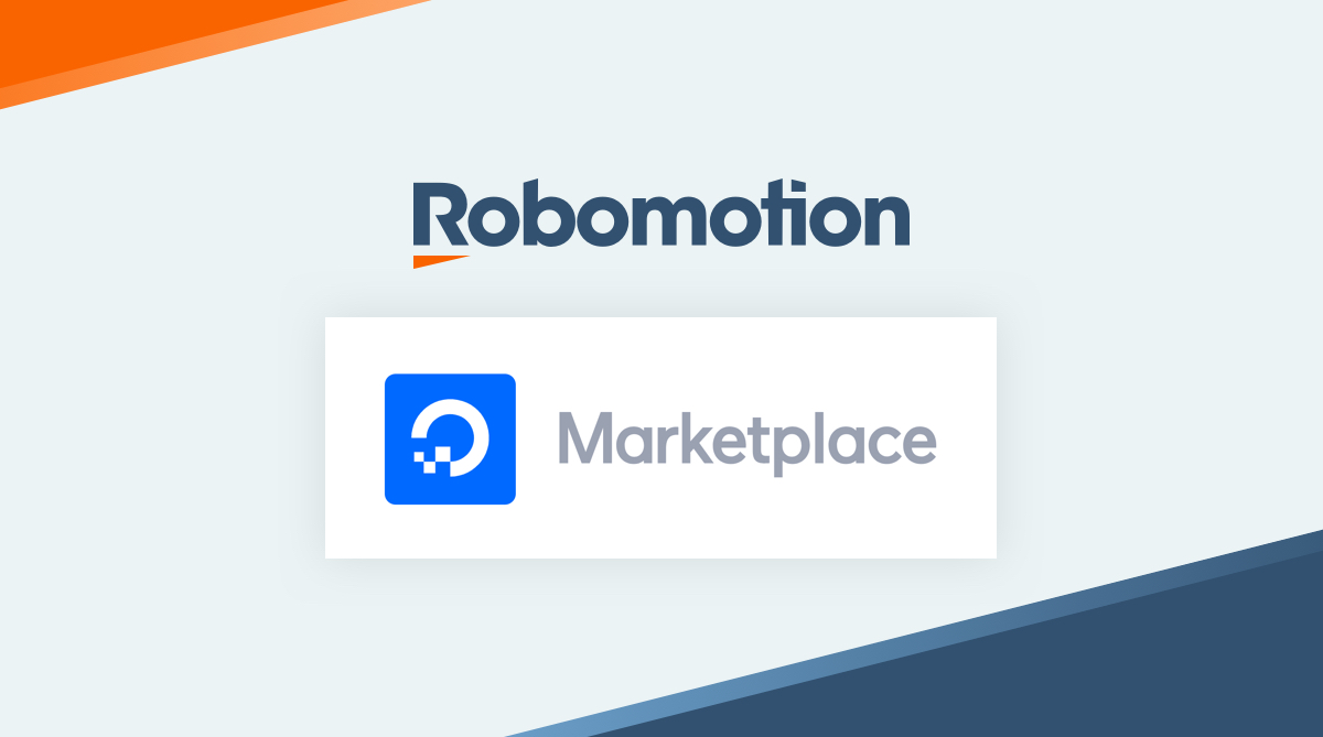 Robomotion RPA is Now Available at the DigitalOcean Marketplace